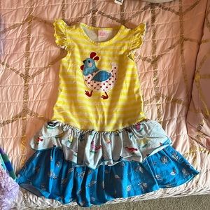 Toddler 3t chicken dress Boutique